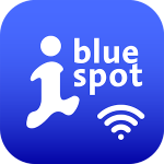 Icon der Bluespot App der Wall AG
